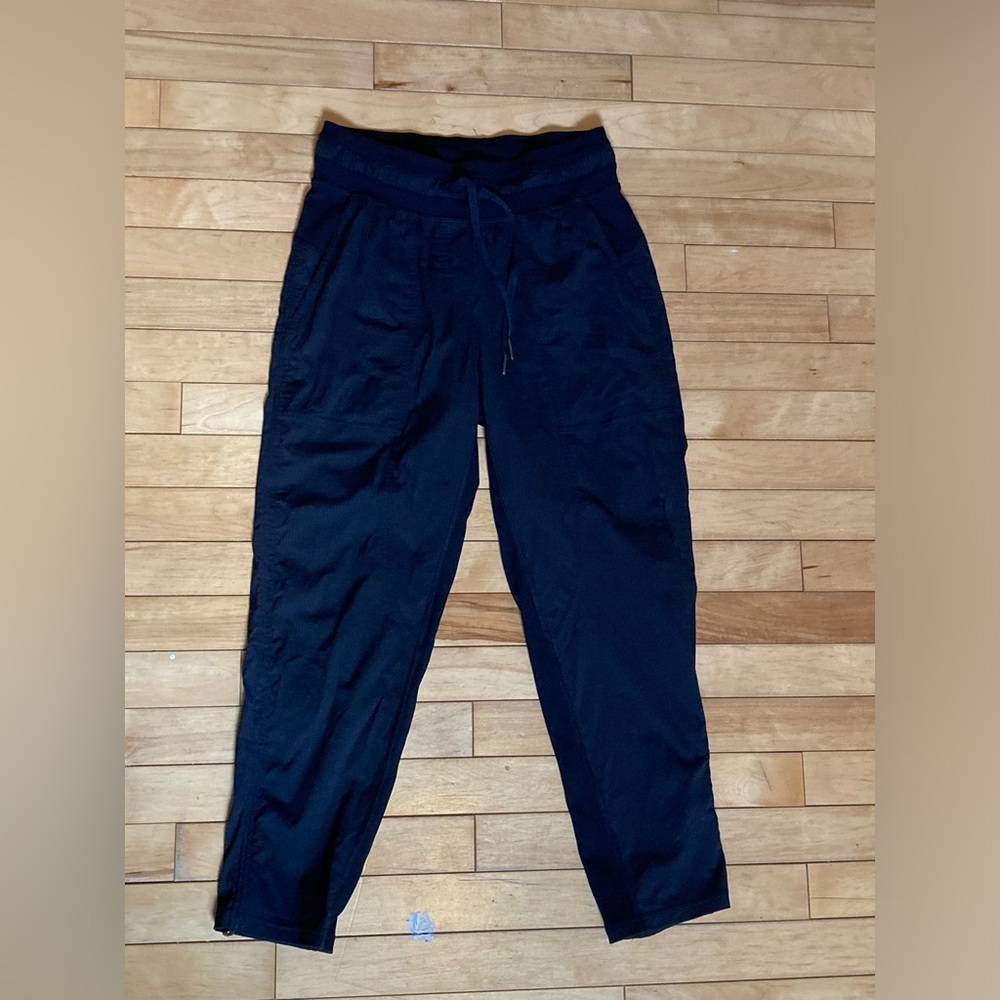 black lululemon dance studio pant